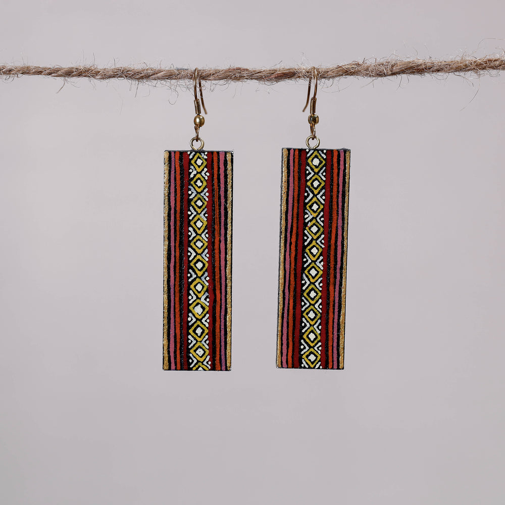 miniature handpainted earrings