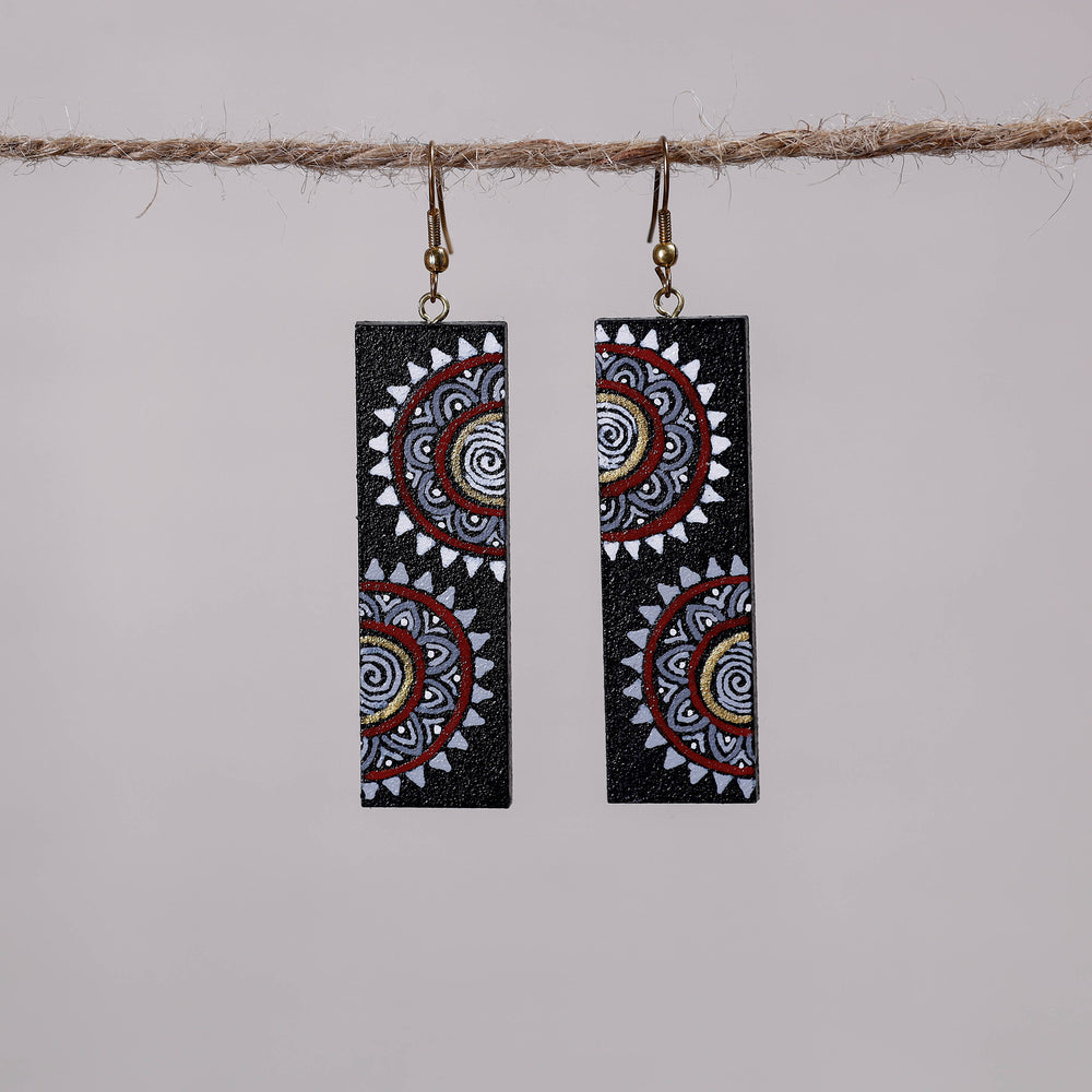 miniature handpainted earrings