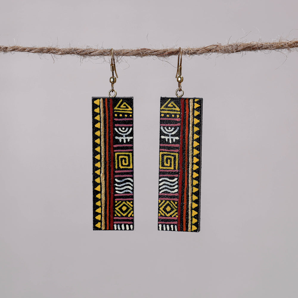 miniature handpainted earrings