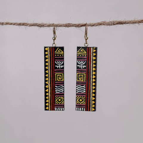 miniature handpainted earrings