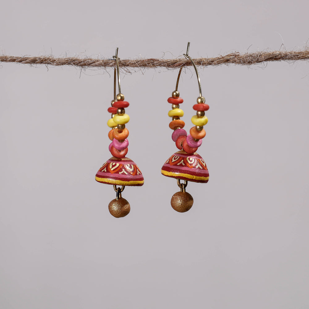 miniature handpainted earrings