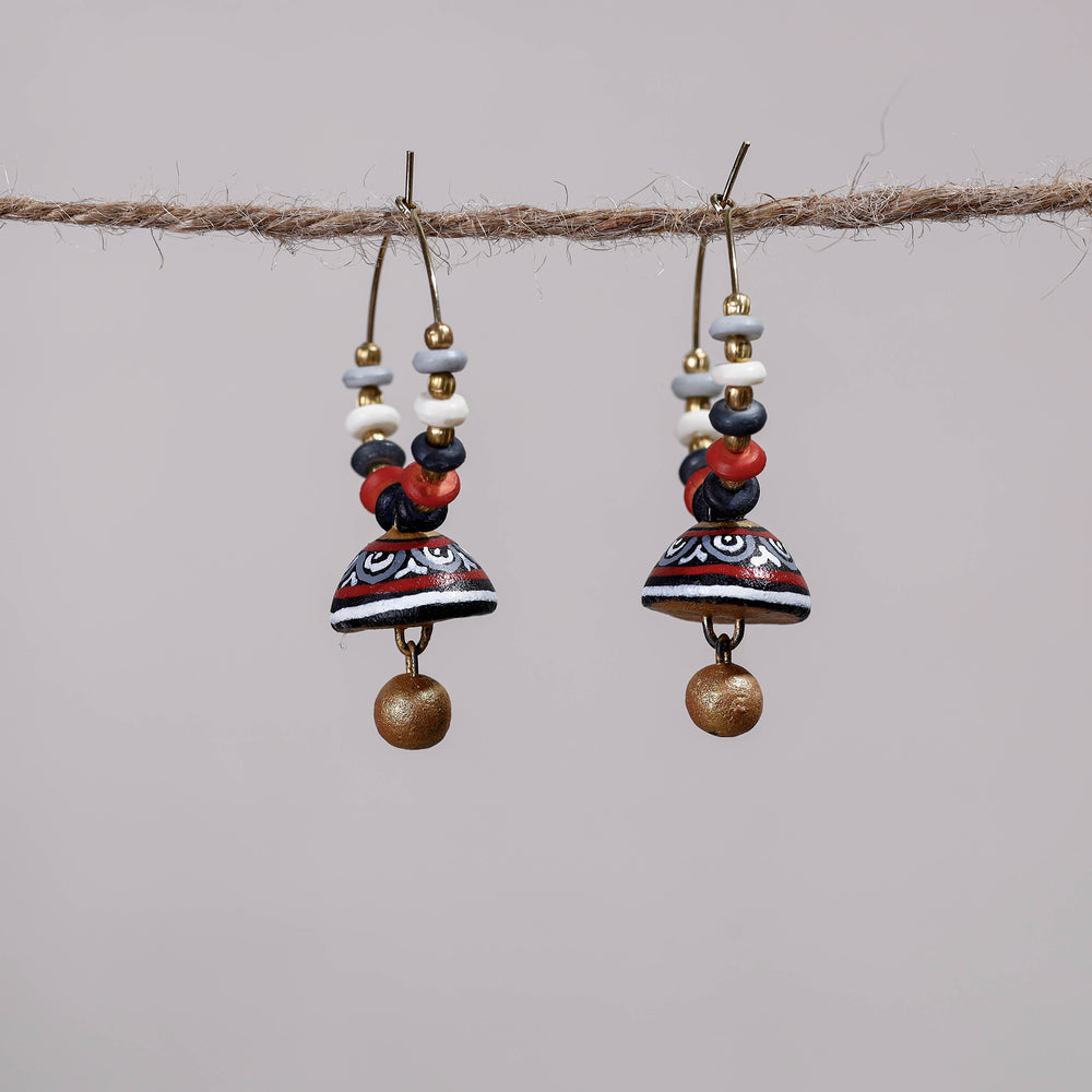 miniature handpainted earrings