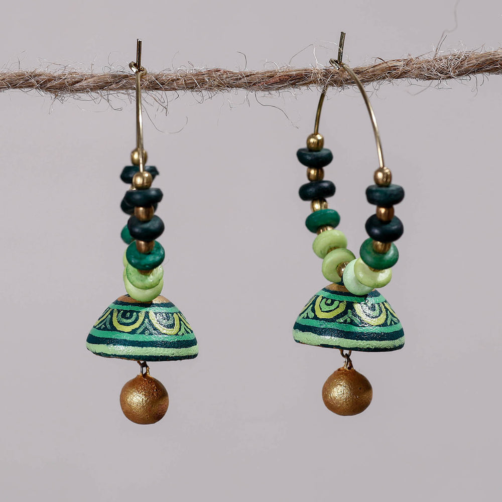 miniature handpainted earrings