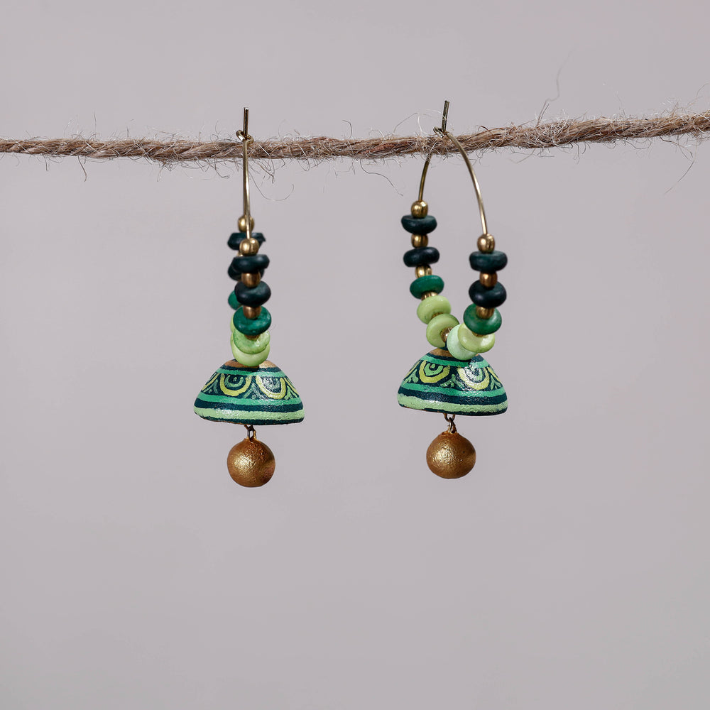 miniature handpainted earrings