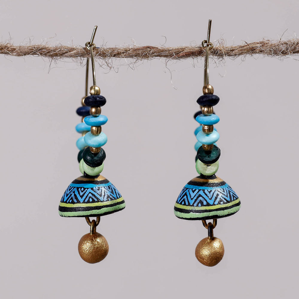 miniature handpainted earrings