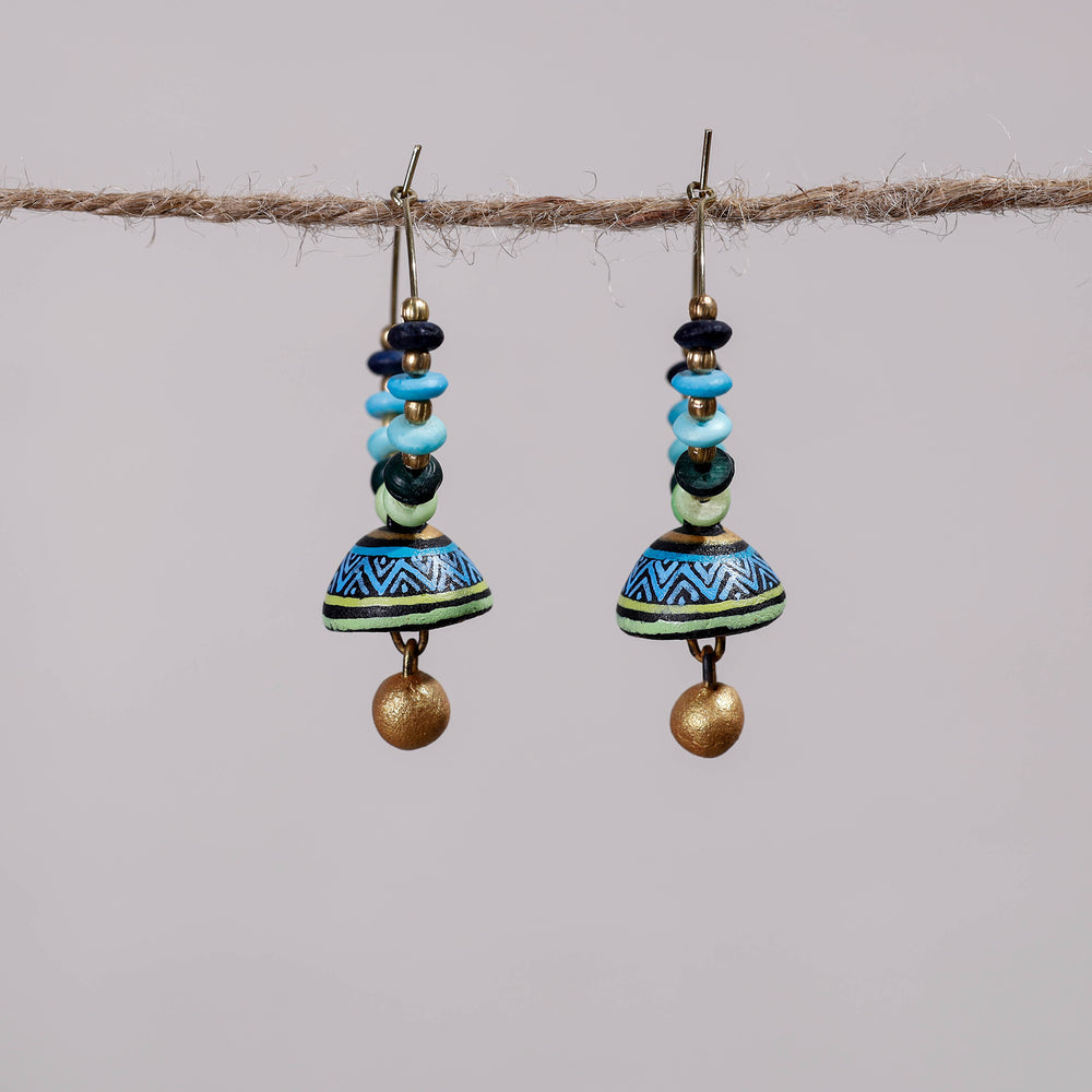 miniature handpainted earrings