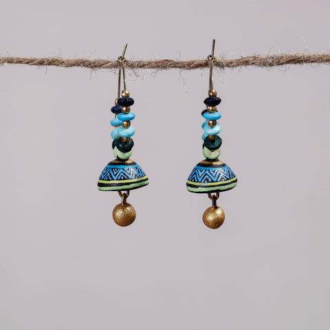 miniature handpainted earrings