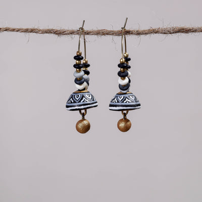 miniature handpainted earrings