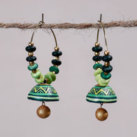 miniature handpainted earrings