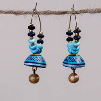 miniature handpainted earrings