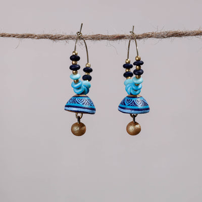 miniature handpainted earrings