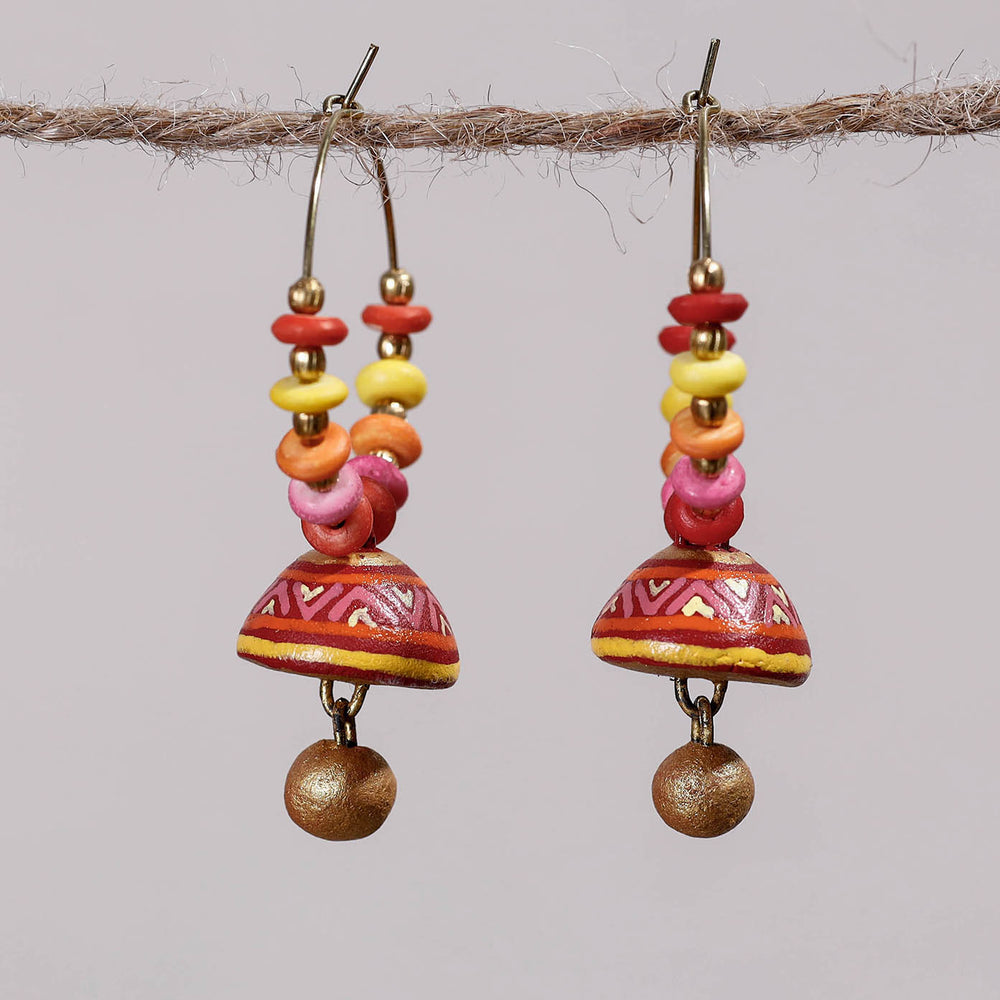 miniature handpainted earrings