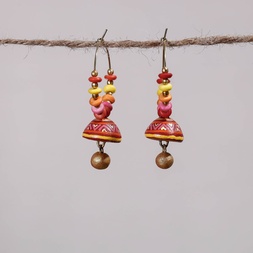 miniature handpainted earrings