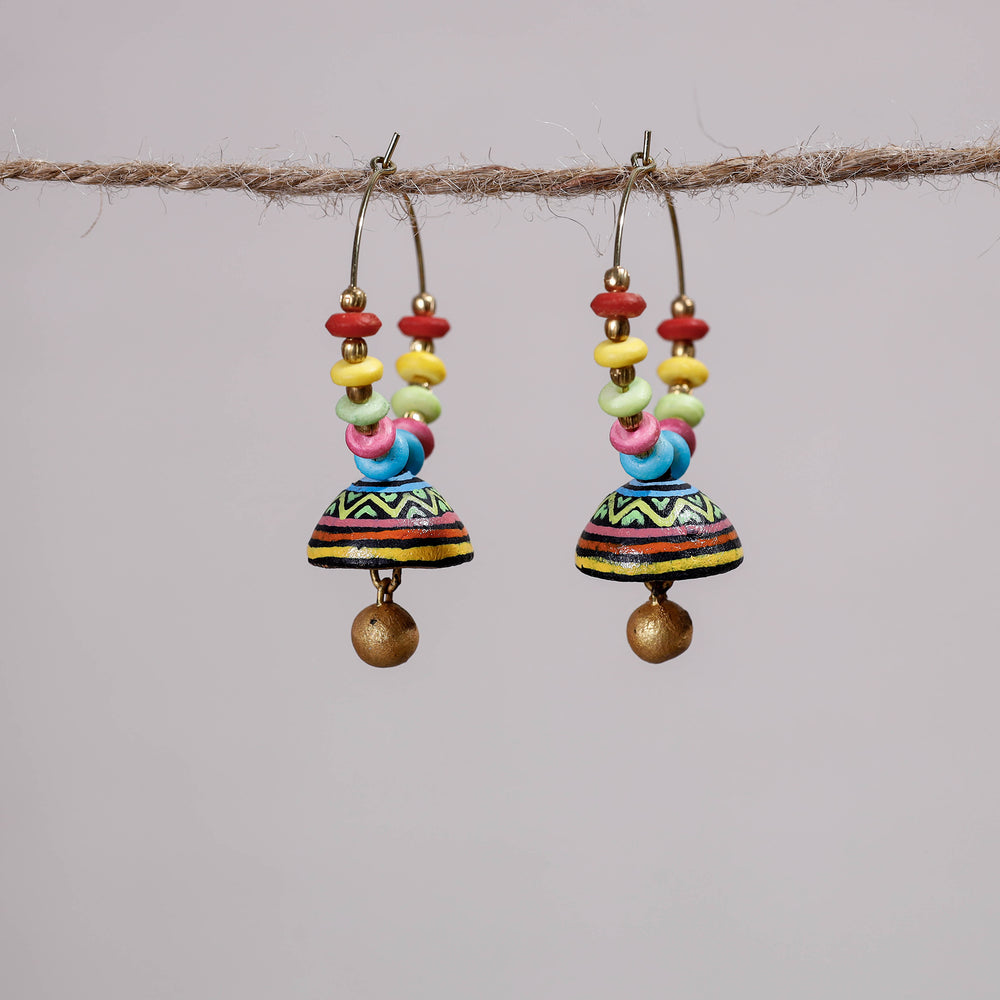 miniature handpainted earrings