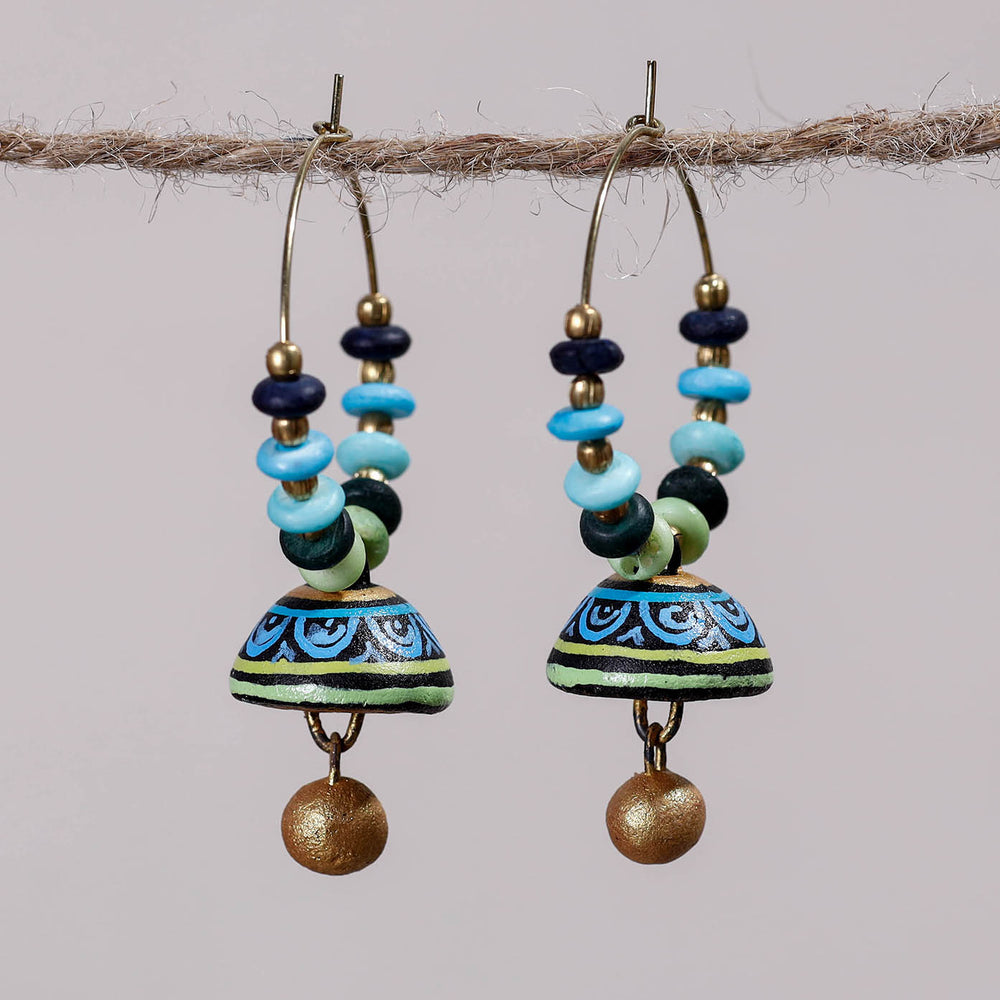 miniature handpainted earrings