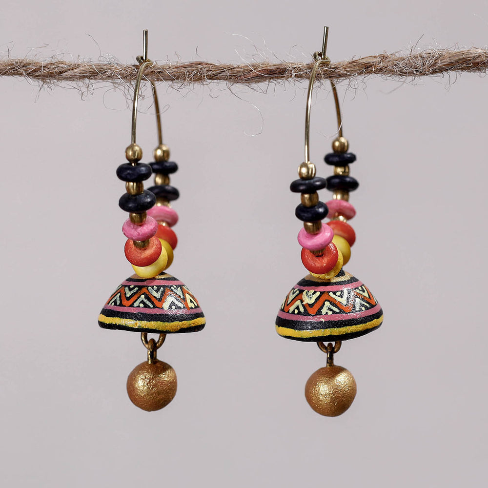 miniature handpainted earrings