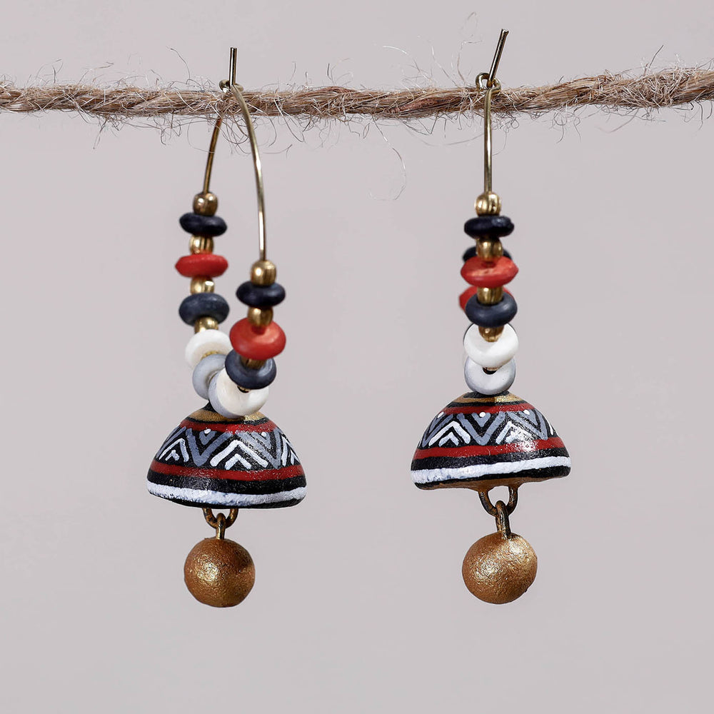 miniature handpainted earrings