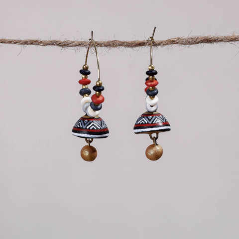 miniature handpainted earrings