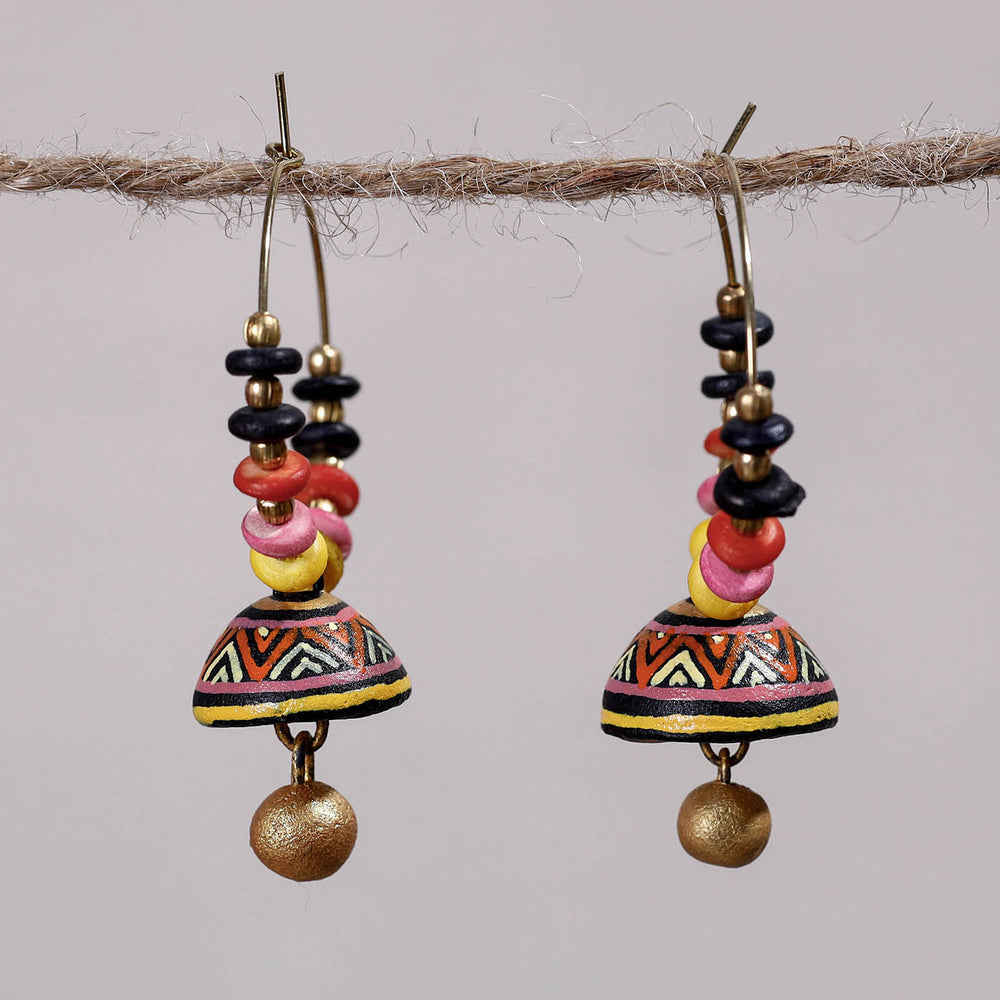 miniature handpainted earrings