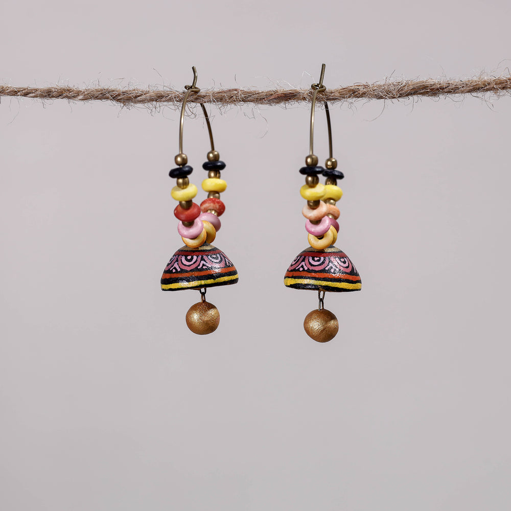 miniature handpainted earrings