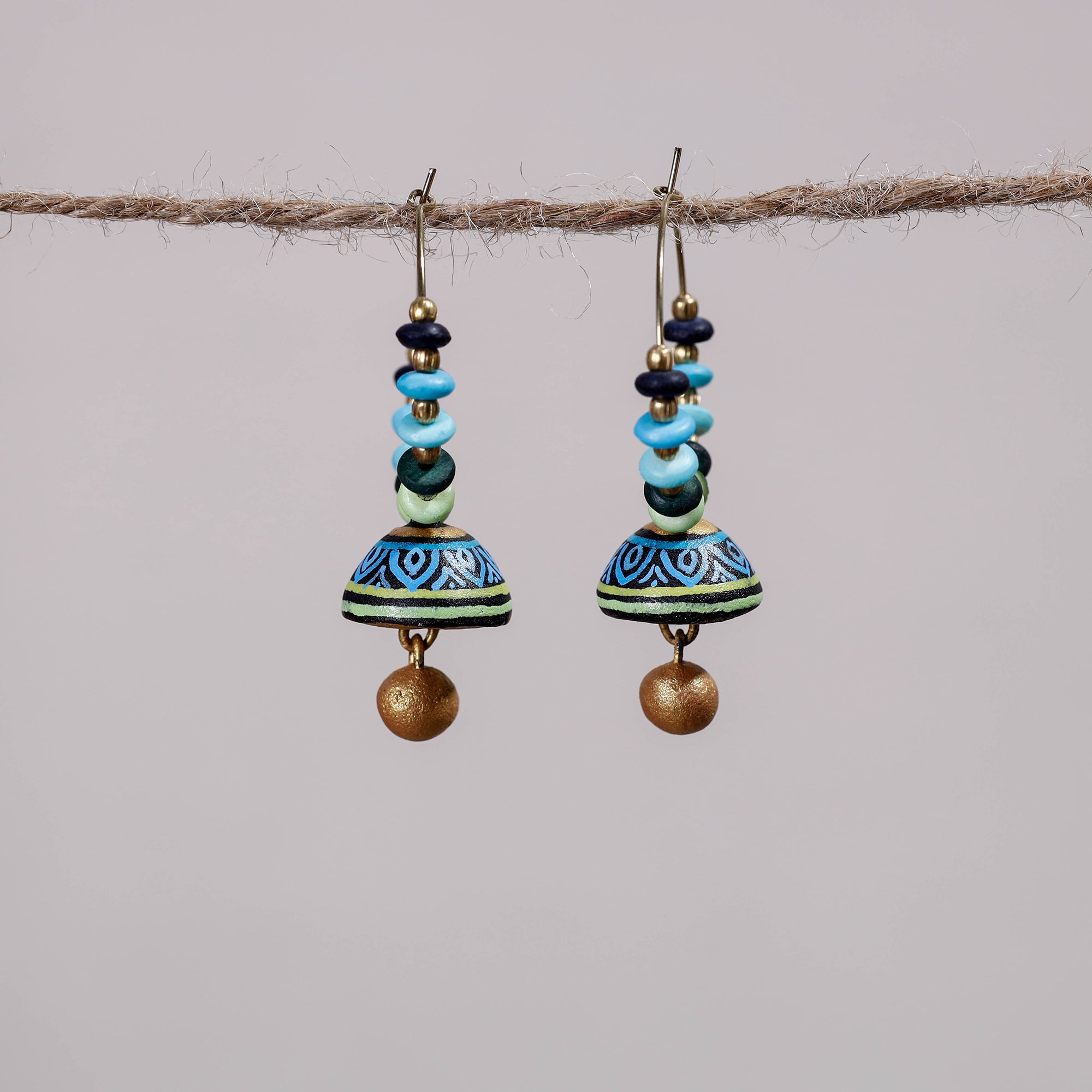 Matte Big Chand Bali Earrings Buy Online|Kollam Supreme