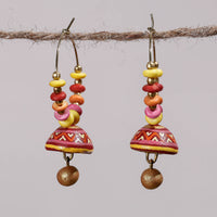 miniature handpainted earrings