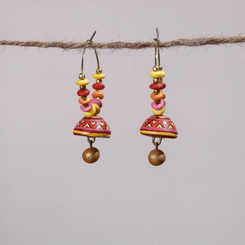 miniature handpainted earrings