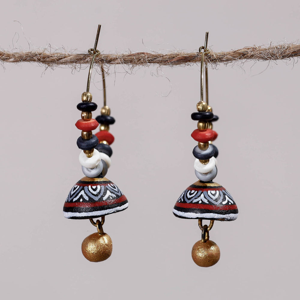 miniature handpainted earrings