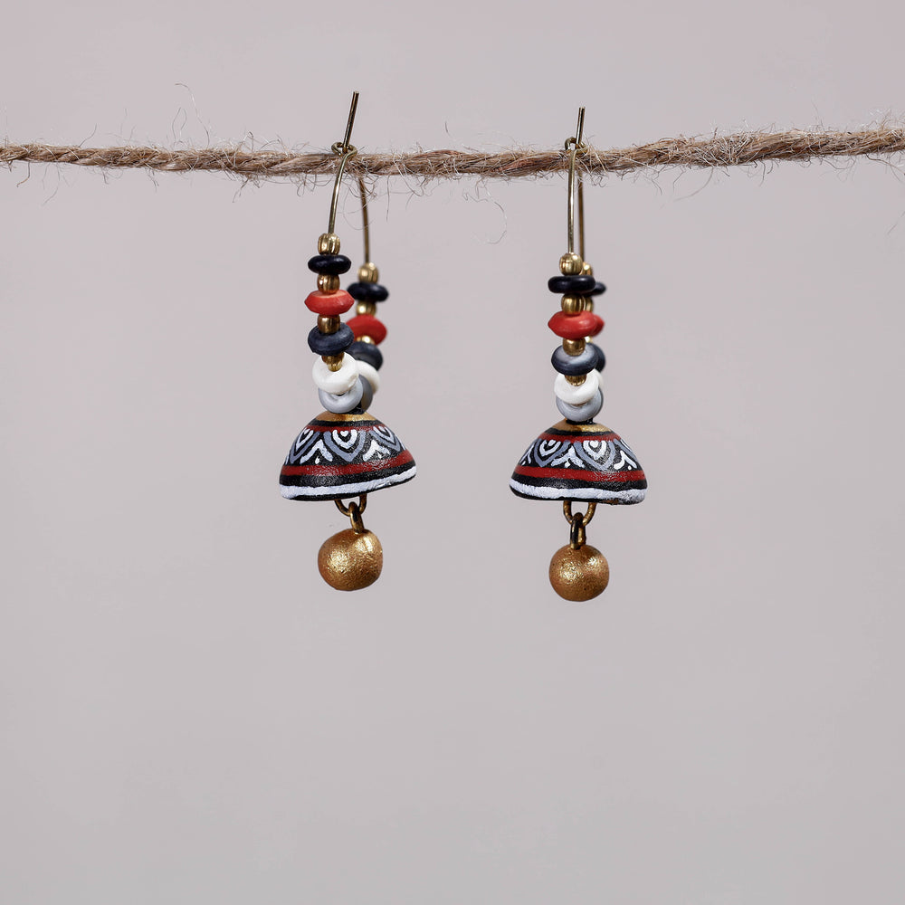 miniature handpainted earrings