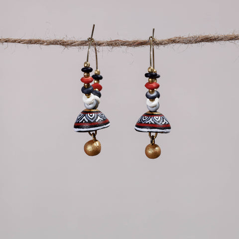 miniature handpainted earrings