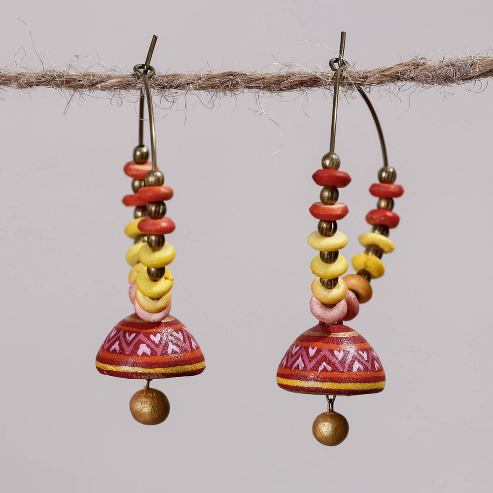 miniature handpainted earrings