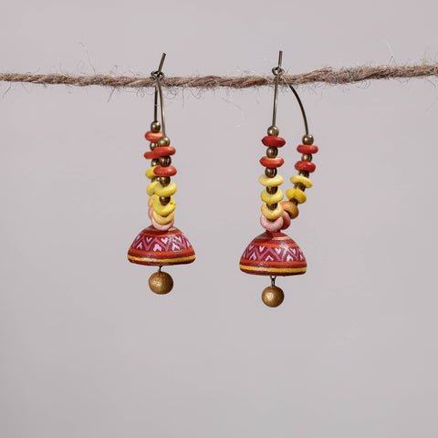 miniature handpainted earrings