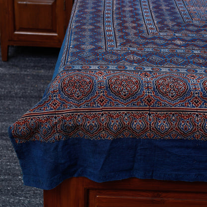 ajrakh single bed cover