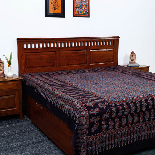 ajrakh double bed cover
