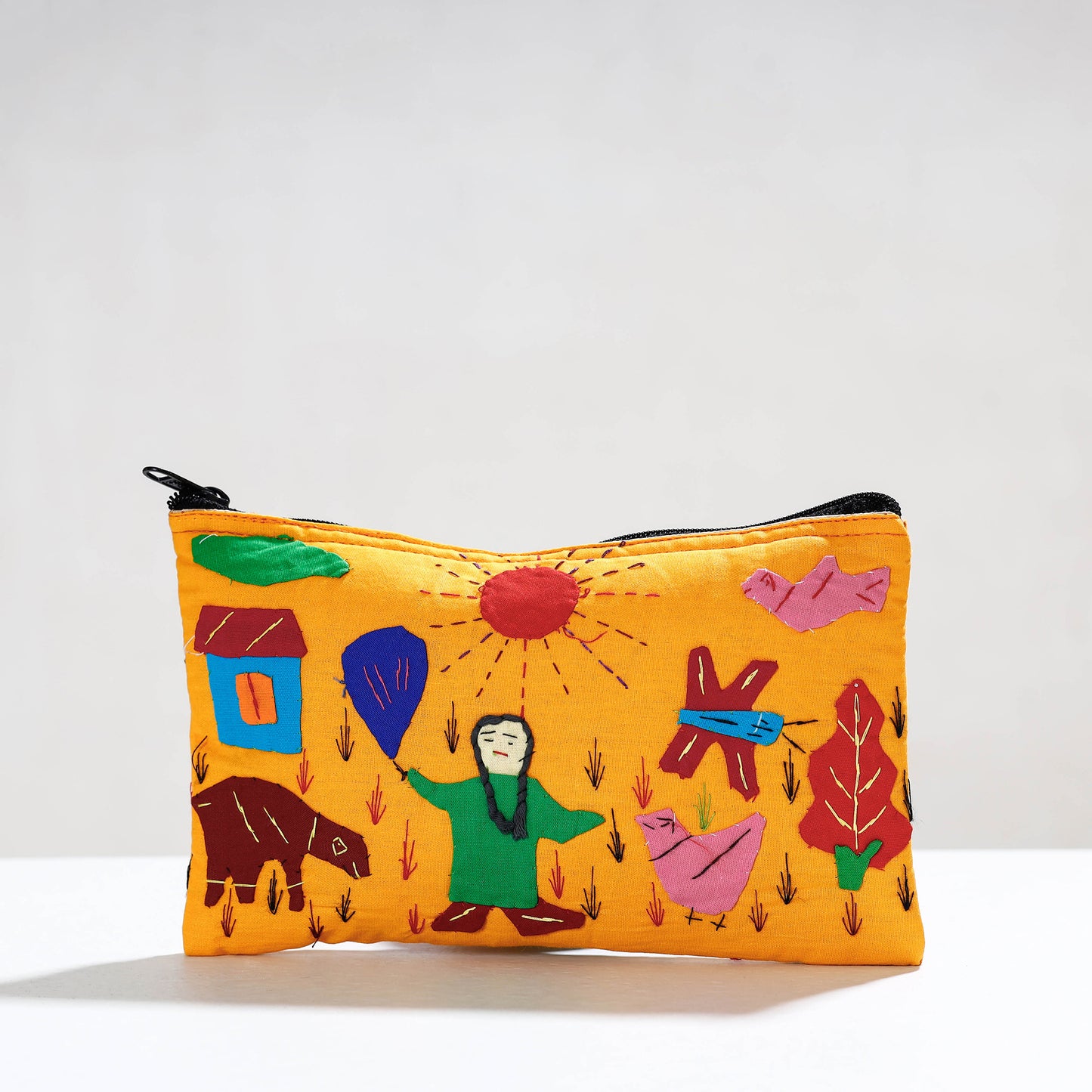 Cotton Cosmetic Pouch
