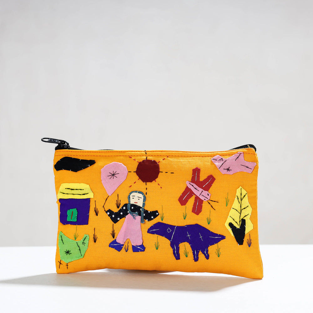 Cotton Cosmetic Pouch
