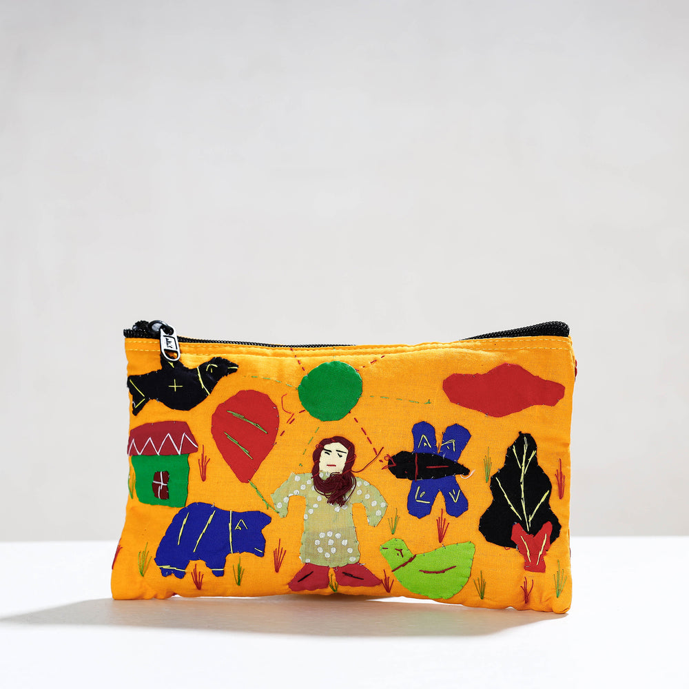 Cotton Cosmetic Pouch
