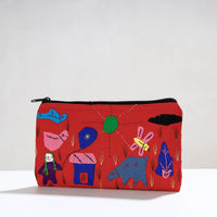 Cotton Cosmetic Pouch
