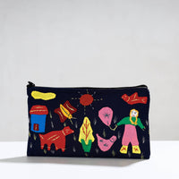 Cotton Cosmetic Pouch
