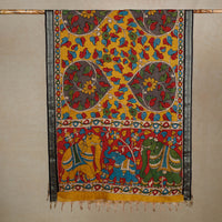 kalamkari handpainted dupatta