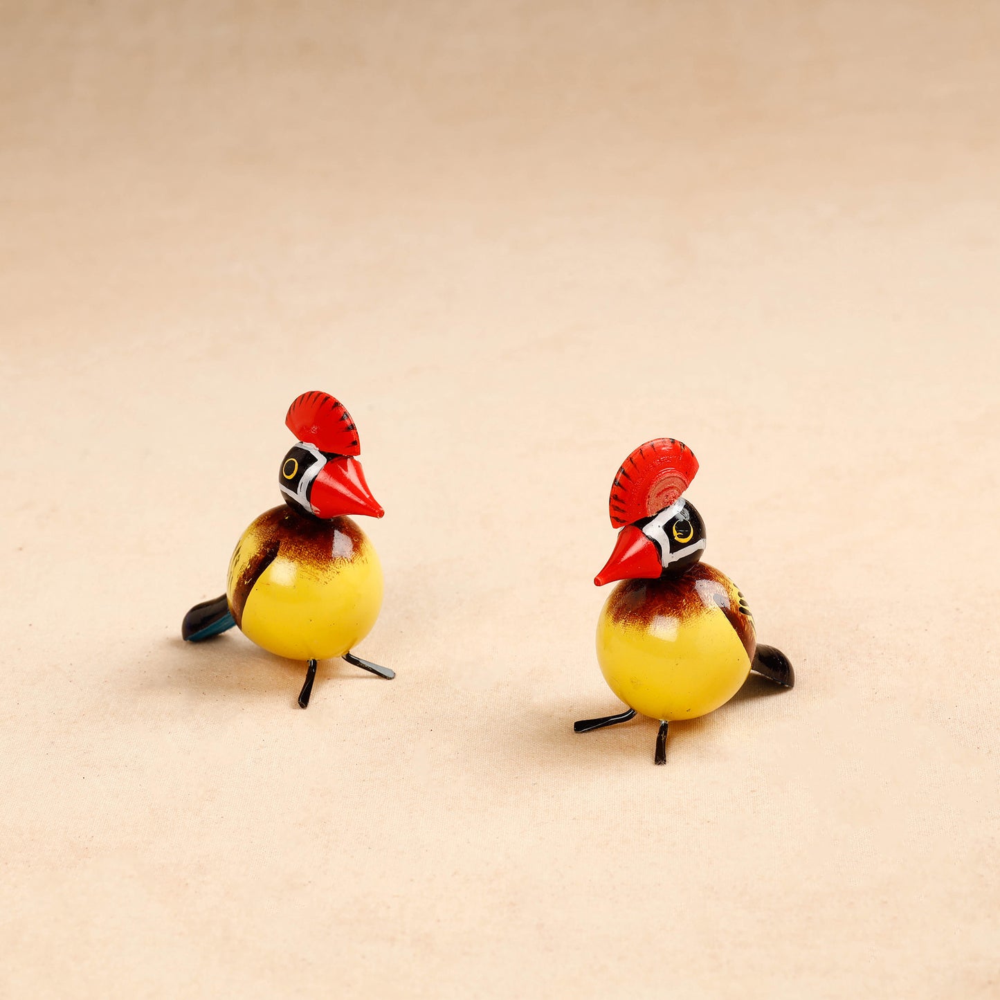 Baby Birds - Etikoppaka Handcrafted Wooden Decor Item