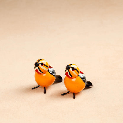 Baby Birds - Etikoppaka Handcrafted Wooden Decor Item