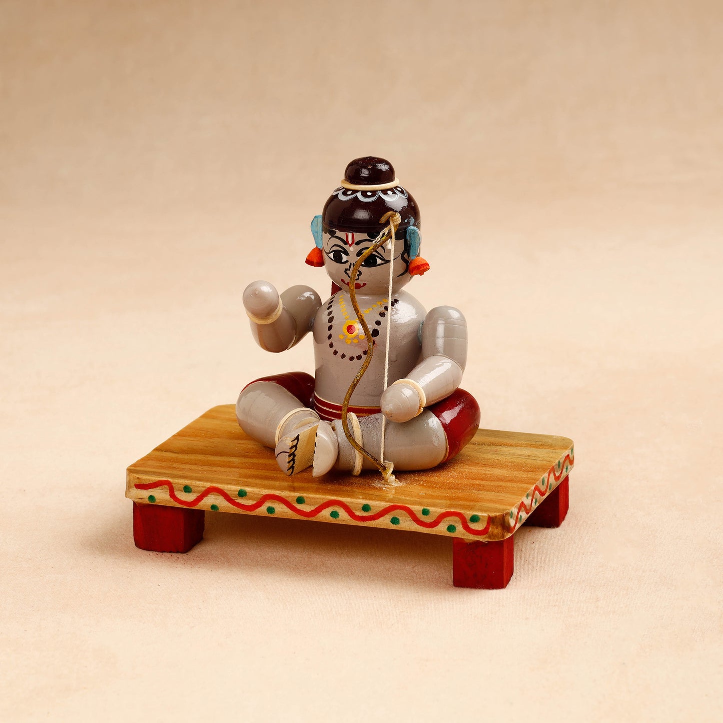 Bala Rama - Etikoppaka Handcrafted Wooden Idol