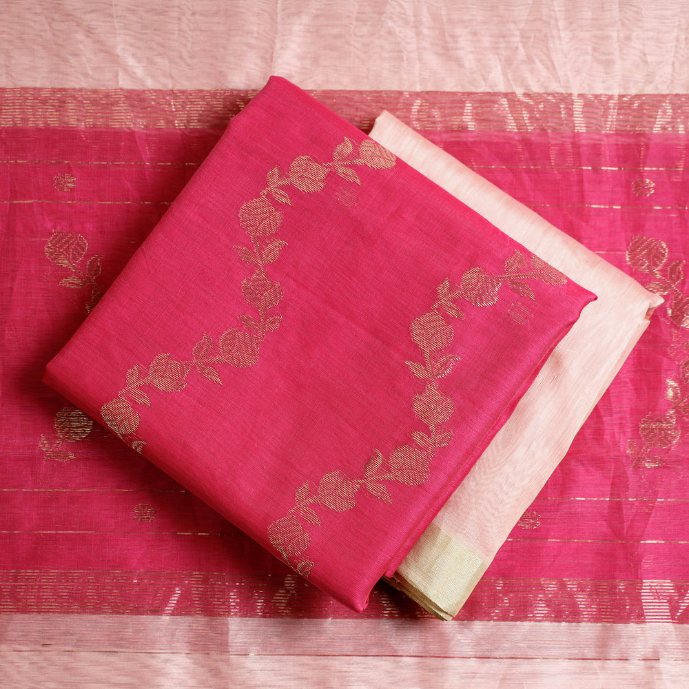 chanderi silk dress material