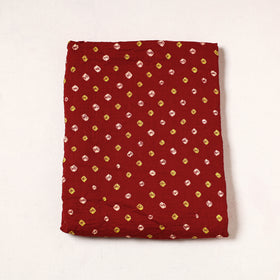  Kutch Bandhani Tie-Dye Satin Cotton Precut Fabric 