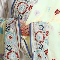 Kantha Embroidery Dupatta