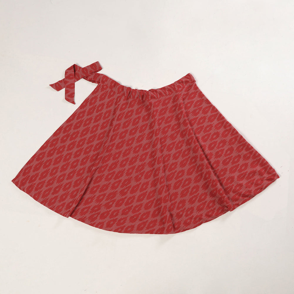 cotton wrap skirt 