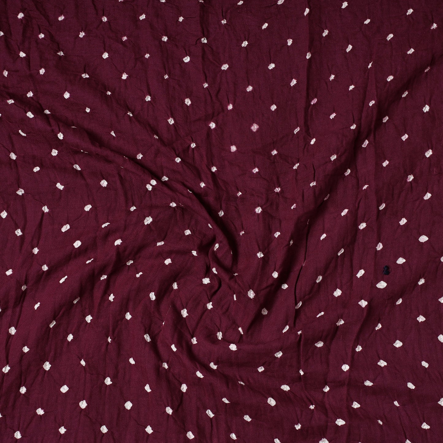 Purple - Kutch Bandhani Tie-Dye Mul Cotton Precut Fabric