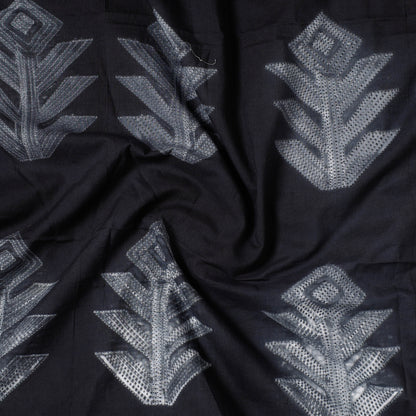 Black - Nui Shibori Tie-Dye Cotton Precut Fabric