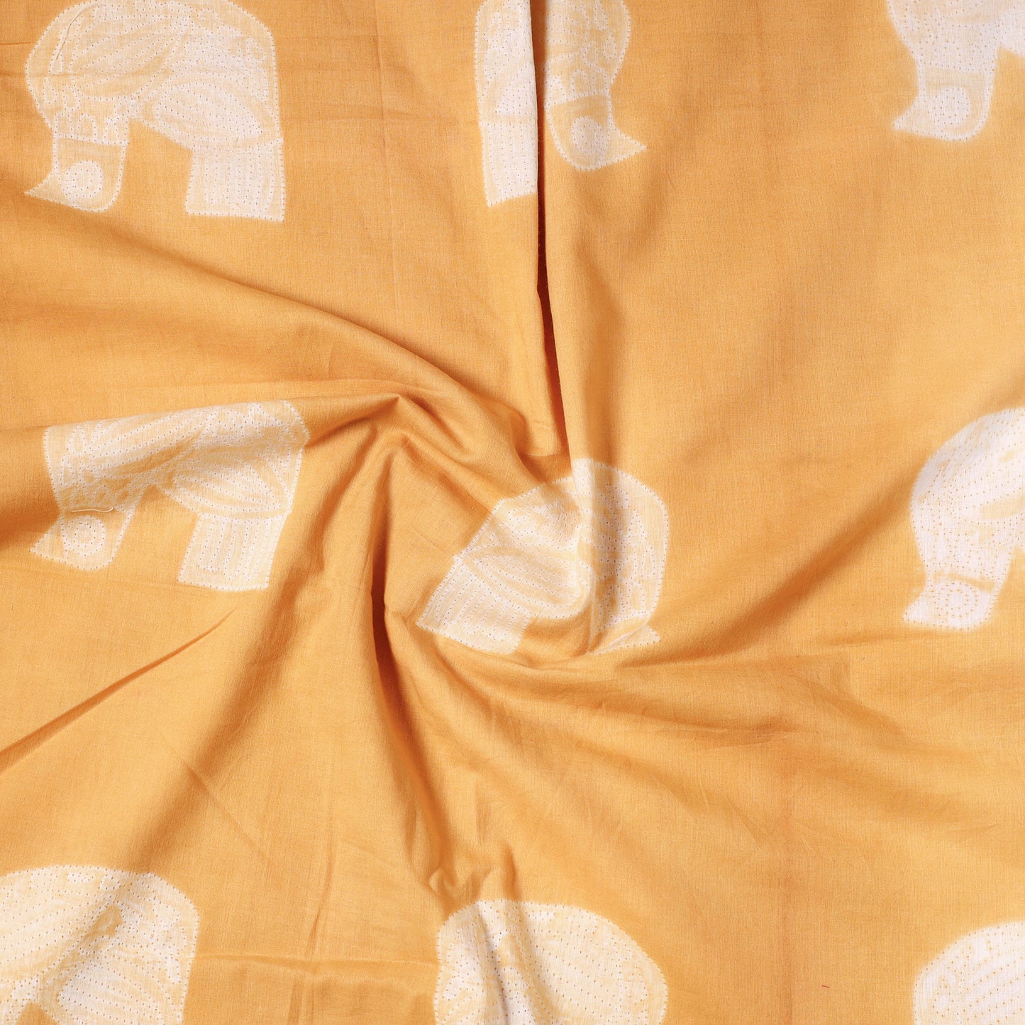 Brown - Nui Shibori Tie-Dye Cotton Precut Fabric